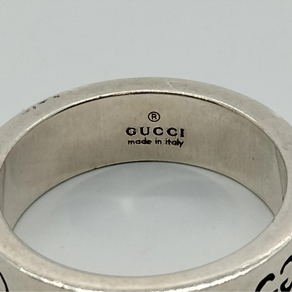 EUC GUCCI GHOST RING IN SIZE 7 with dust bag - Picture 4 of 6